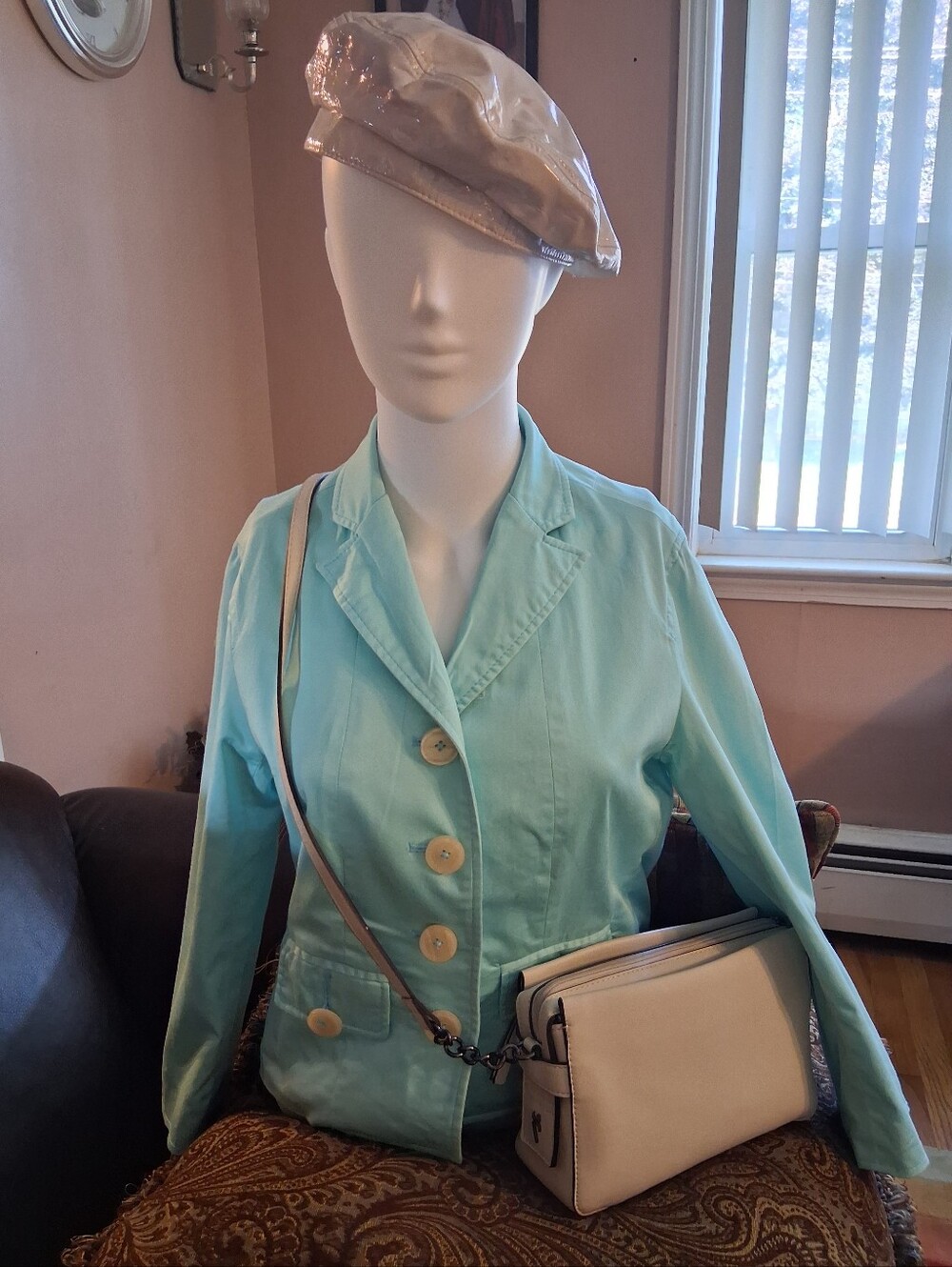 The Limited Mint Turquoise Tailored Blazer